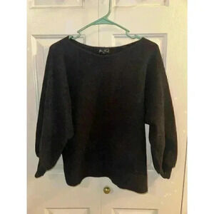 Black Marled Sweater